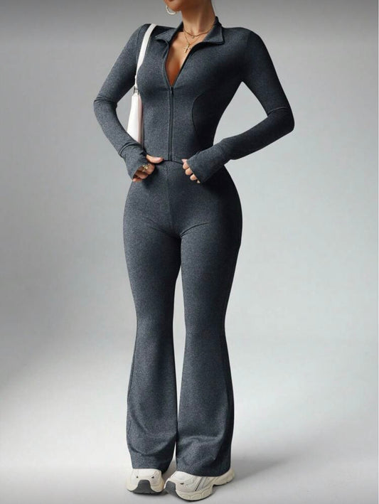 Conjunto Deportivo Moldeador con Cierre y Pantalón Acampanado

✨ Entrena, sal o viaja con estilo y comodidad total